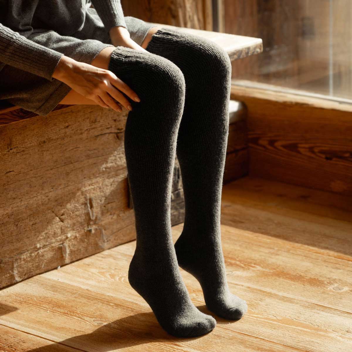 Charcoal Over the Knee (2 pairs) - Image 5