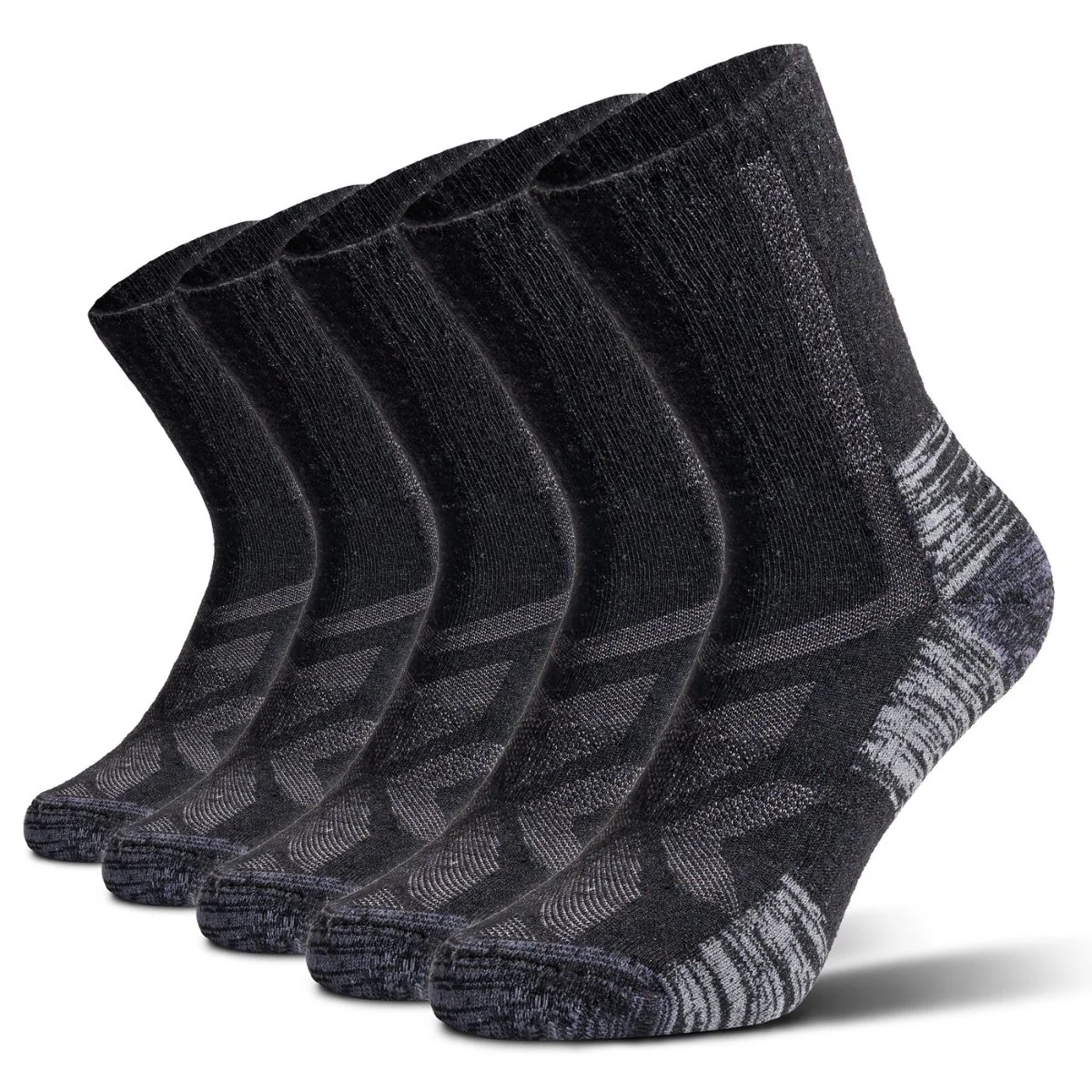 Hiking - Black (5 pairs) - Image 6
